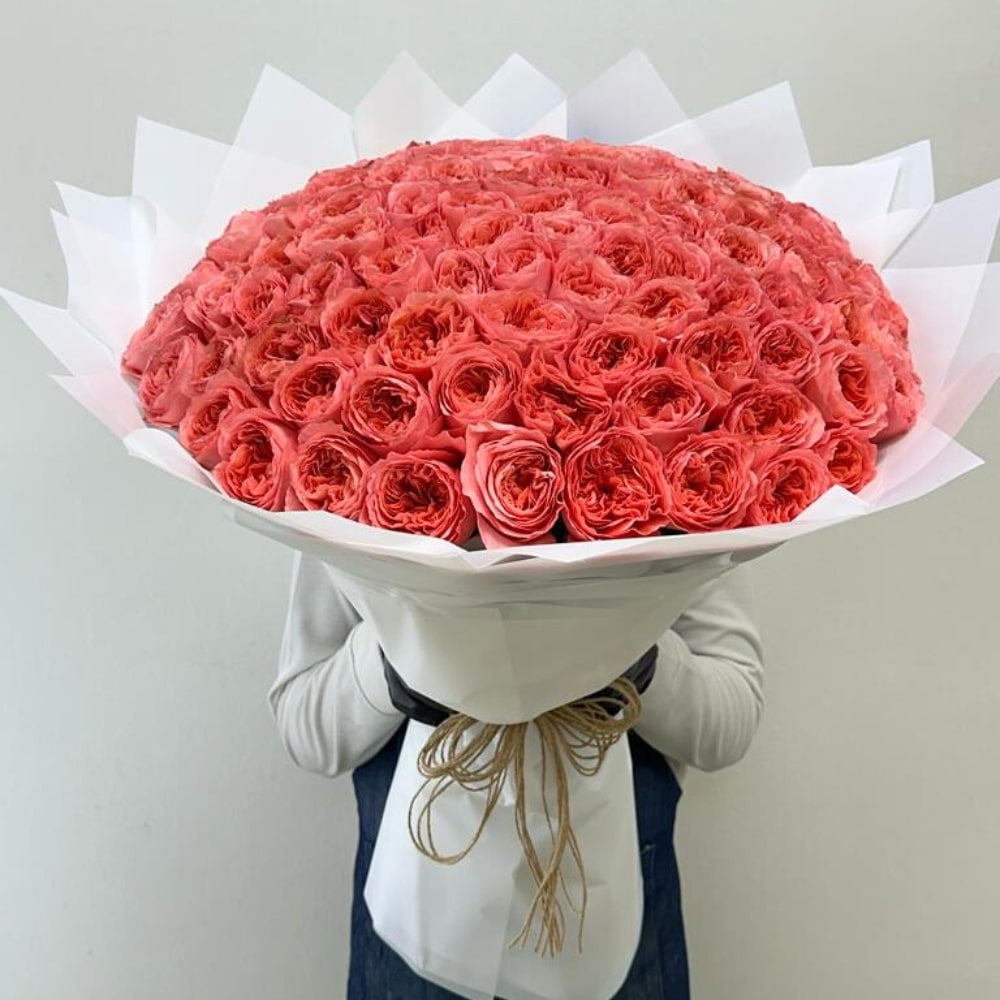 Pink expression bouquet (100 stems)