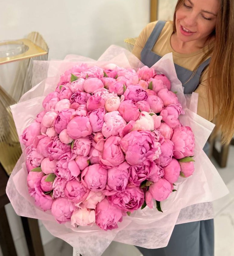 Bouquet of Pink Peonies