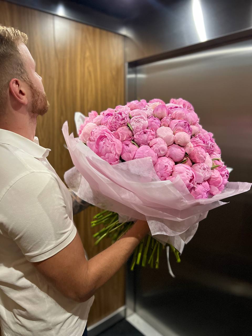 Bouquet of Pink Peonies