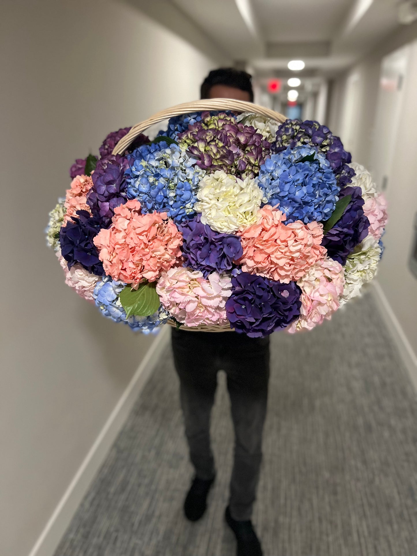 Hydrangeas Basket