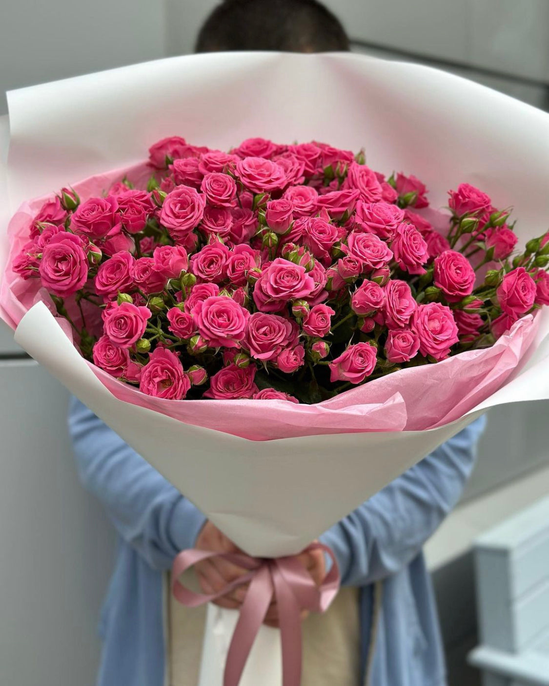 Crimson Spray Roses