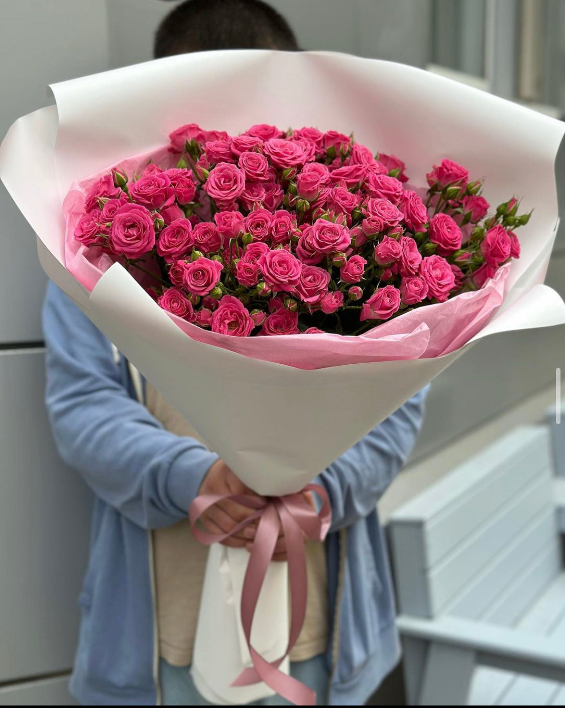 Crimson Spray Roses
