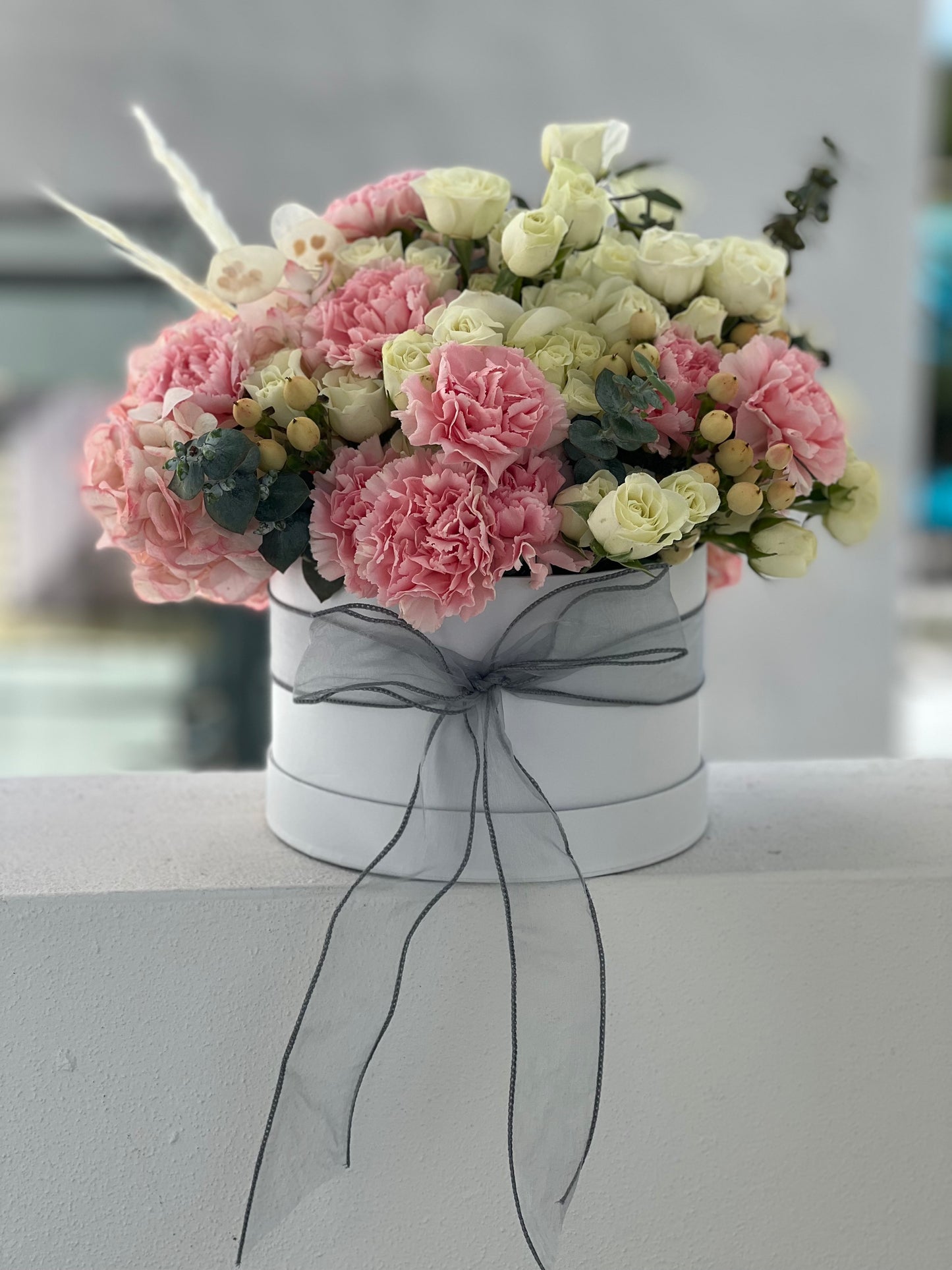Pink flowers mix