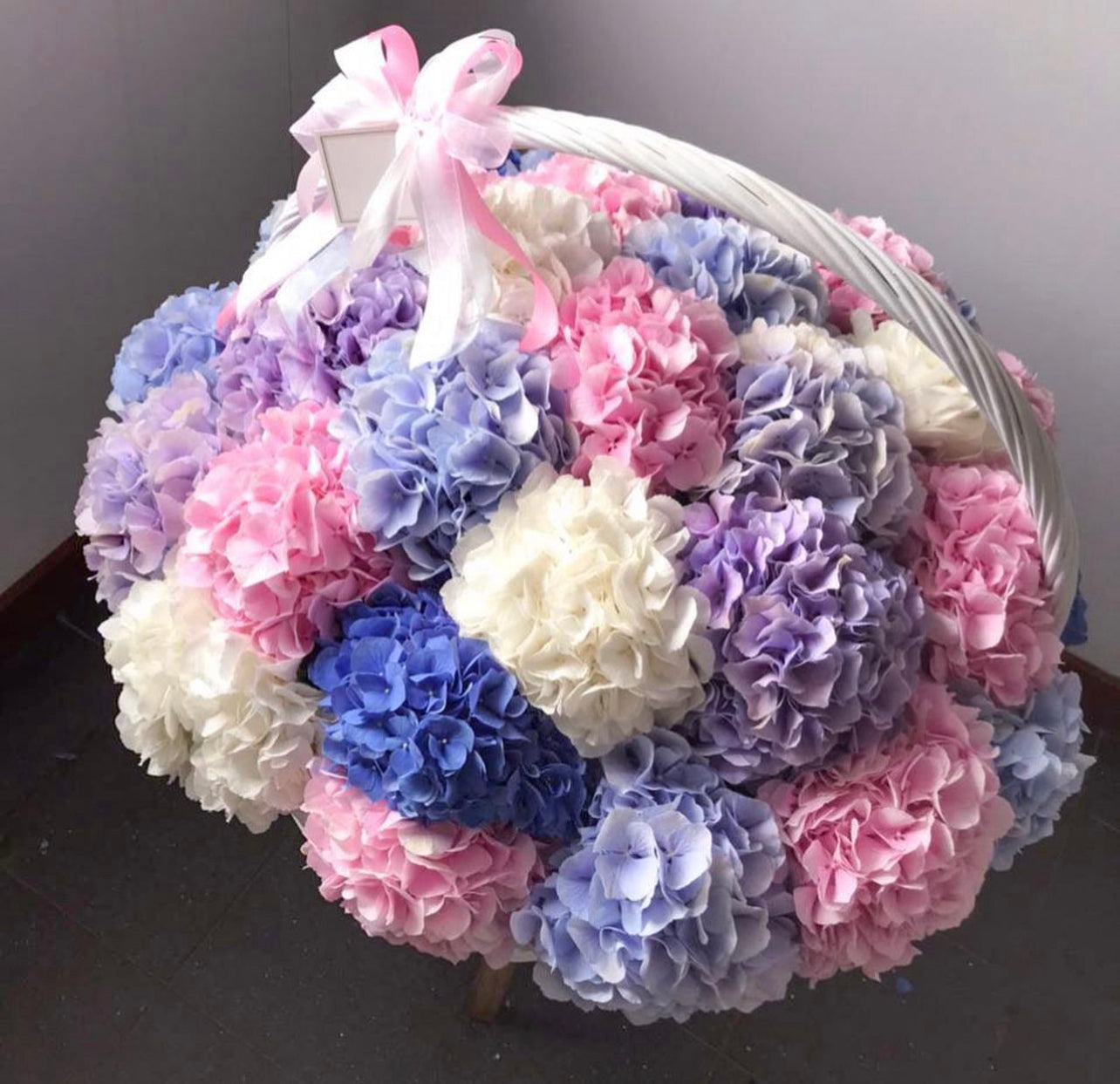 Hydrangeas Basket