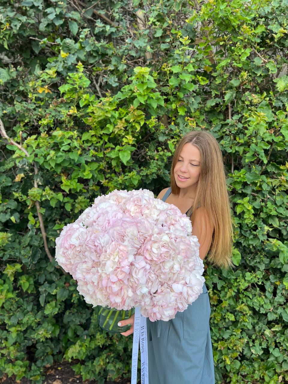 PINK HYDRANGEAS BOUQUET